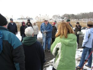 A winter 1st Saturday hike in 2012 led by Chet Blomquist