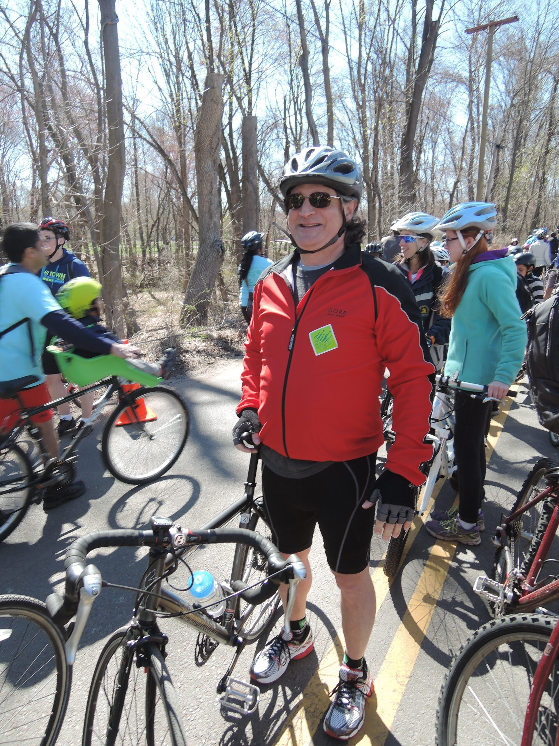Ready to start, our SGT Bike Team rider Mark Bridgman