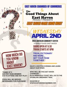 2025 East Haven Event Night Flyer