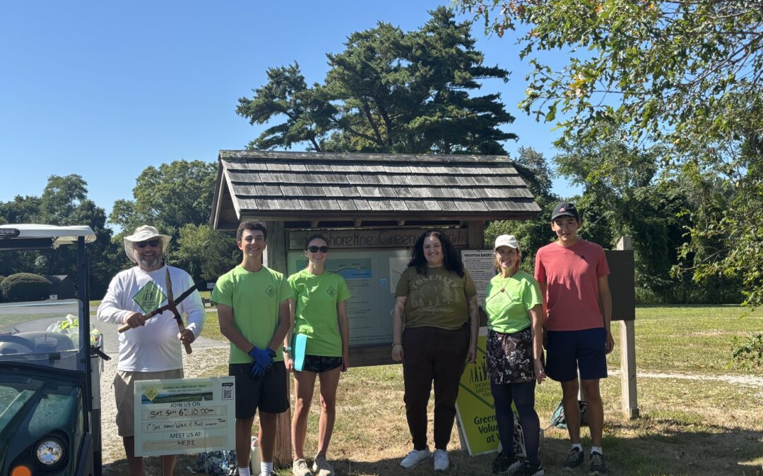 A beautiful day of upkeep at the Hammonasset Trail!
